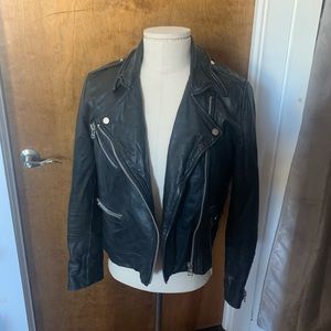 MNG genuine leather jacket 🔥
